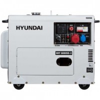 Дизельный генератор 5 кВт Hyundai (Хендай) DHY 6000SE-3